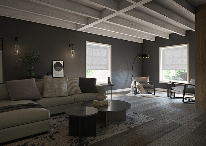 Dots and Spots, Shadow Grey - Twist&Fit Roller Blind - Image 7